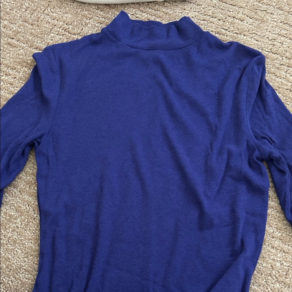 Athleta Royal Blue Short Sleeve Tee